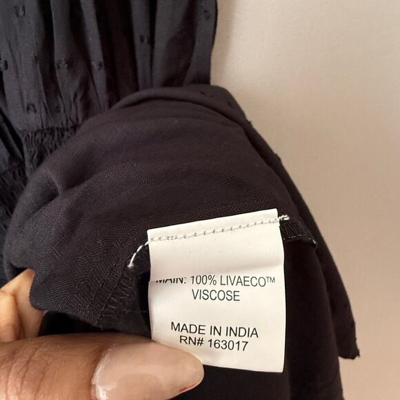 Princess Polly sz 8 black ruffle cottage‎ boho romper NWOT - Picture 6 of 11